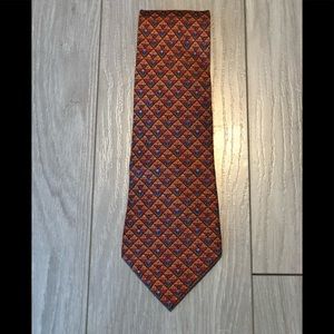 Hermes Mens Silk Neck Tie.